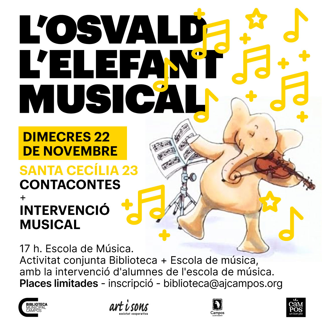 OSVALD ELEFANT MUSICAL SANTA CECILIA 2023 CAMPOS