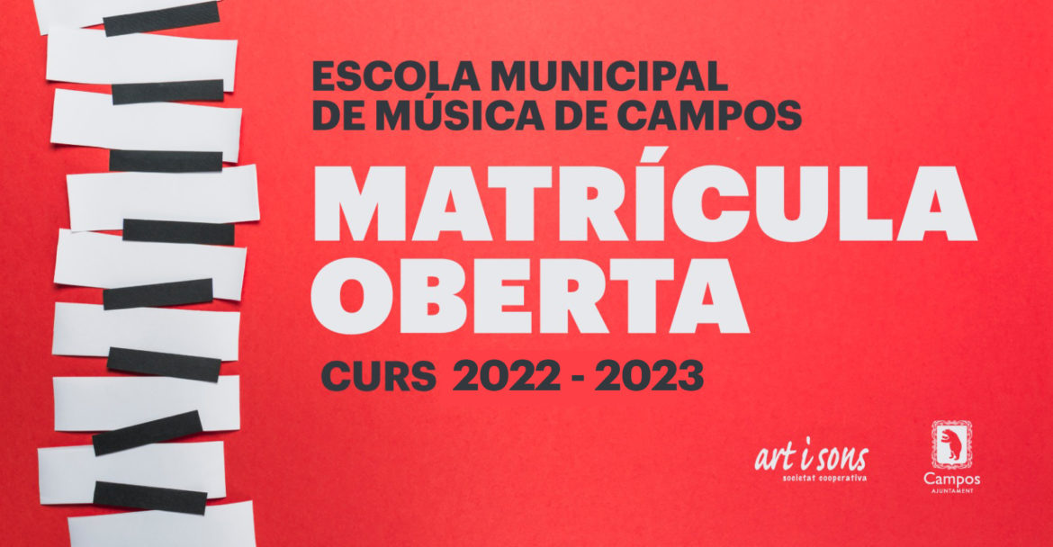 Matricula’t a l’Escola Municipal de Música de Campos!