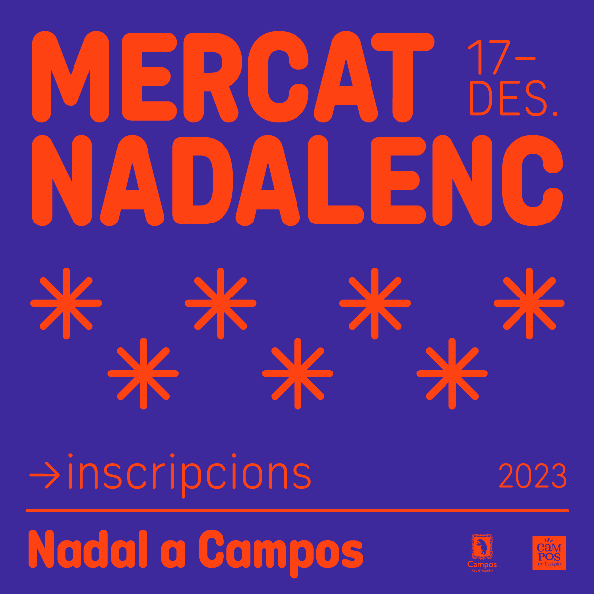 INSCRIPCIONS MERCAT NADAL 2023