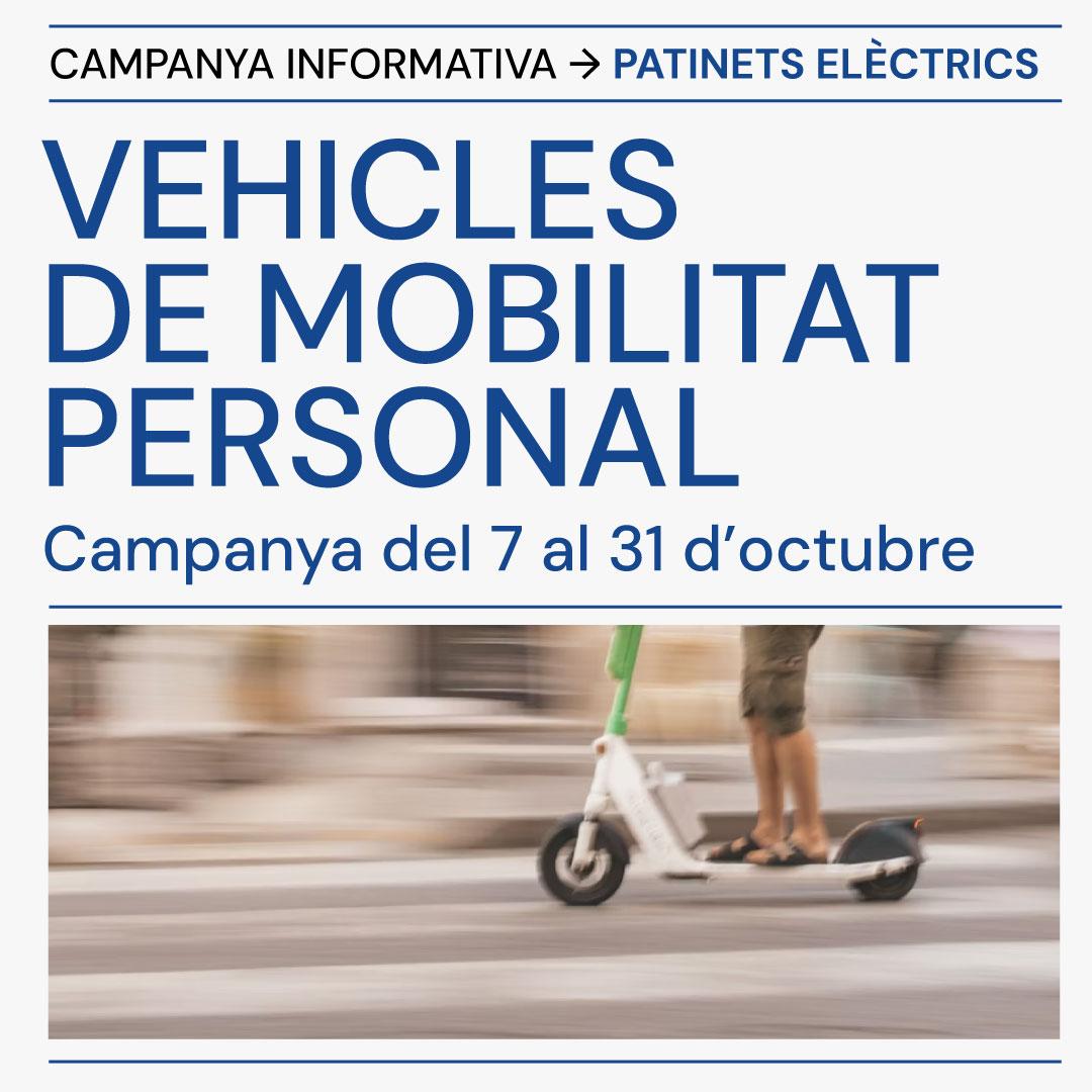 Campanya informativa patinets elèctrics / VMP / Policia Local de Campos