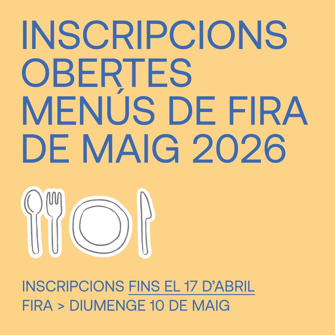 Inscripcions Menú de Fira | FDM26 Campos Mallorca
