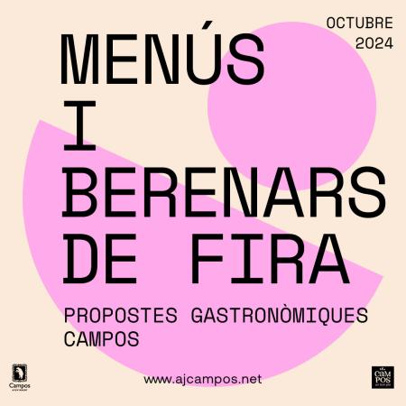 MENÚS FIRA OCTUBRE 2024 campos mallorca