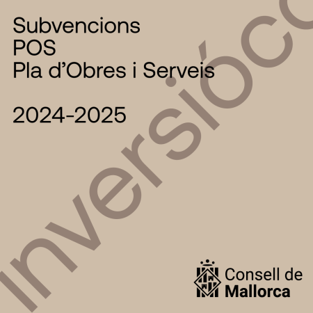 L'Ajuntament rep ajuts econòmics del Consell de Mallorca. Subvencions pluriennals 2024-2025