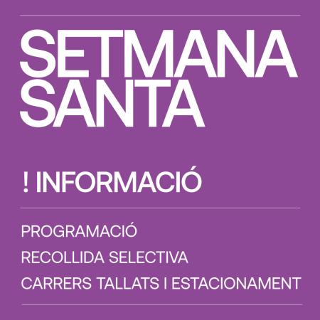 INFORMACIÓ SETMANA SANTA CAMPOS 2025