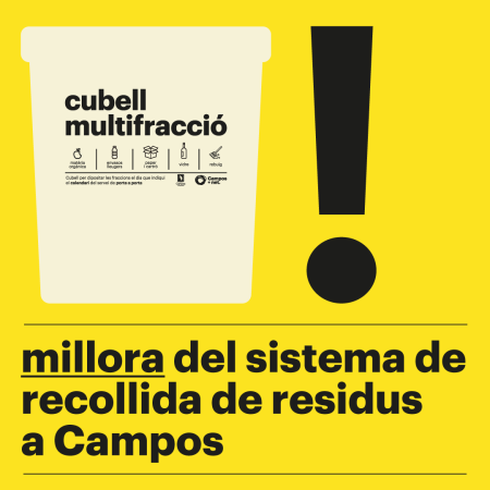 Millora del sistema de  recollida de residus a Campos | Poal multifracció