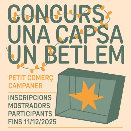 Una capsa, un betlem! Campanya Nadal Comerç Campos 2025 MALLORCA