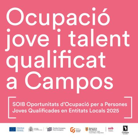 Ocupació jove i talent qualificat a Campos | SOIB Joves Qualificats 2025